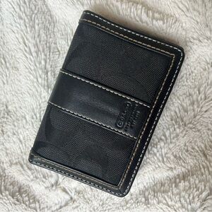 EUC Vintage COACH Mini Monogrammed Wallet/Card Holder